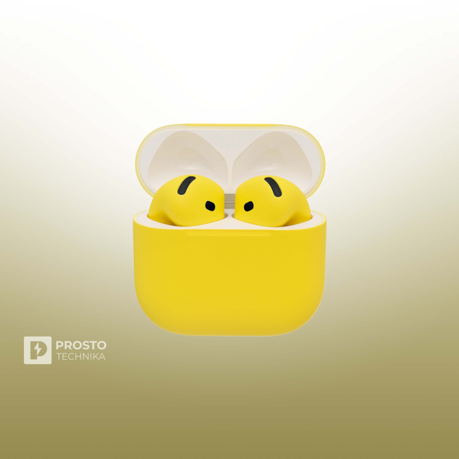 Apple Беспроводные наушники Apple AirPods 4 ANC / Лимон